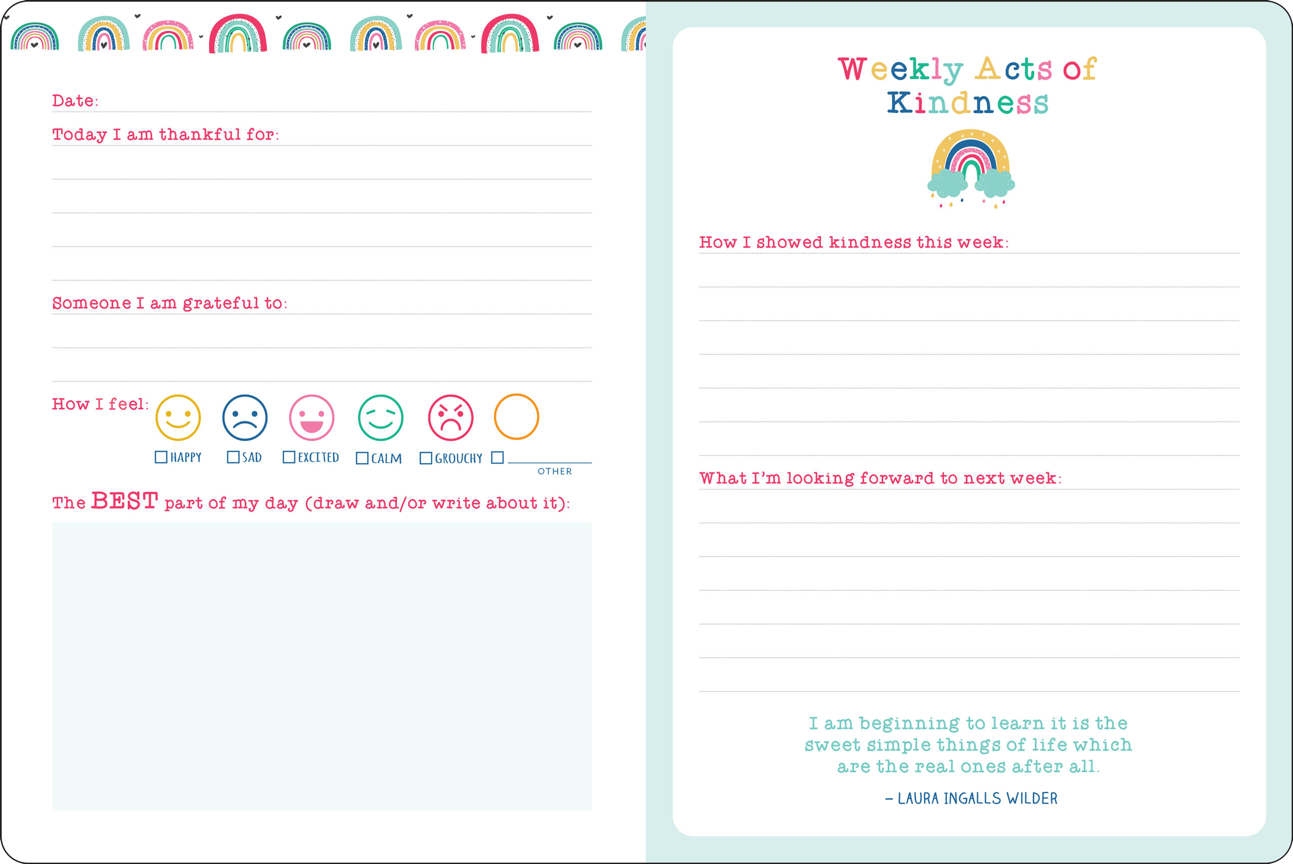 Peter Pauper Press - Wholesale Journal/Diary - Kids - Kids’ Daily Gratitude Journal2