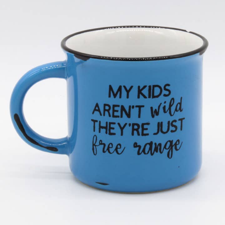 My Kids aren't Wild, They're Just Free Range for wholesale by The MAD Mugs