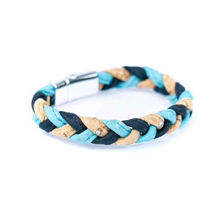 Meninas Bonitas Cork - Wholesale Beaded bracelet - Colorful Cork Bracelet Made of Natural Cork BRW-013-MIX-510