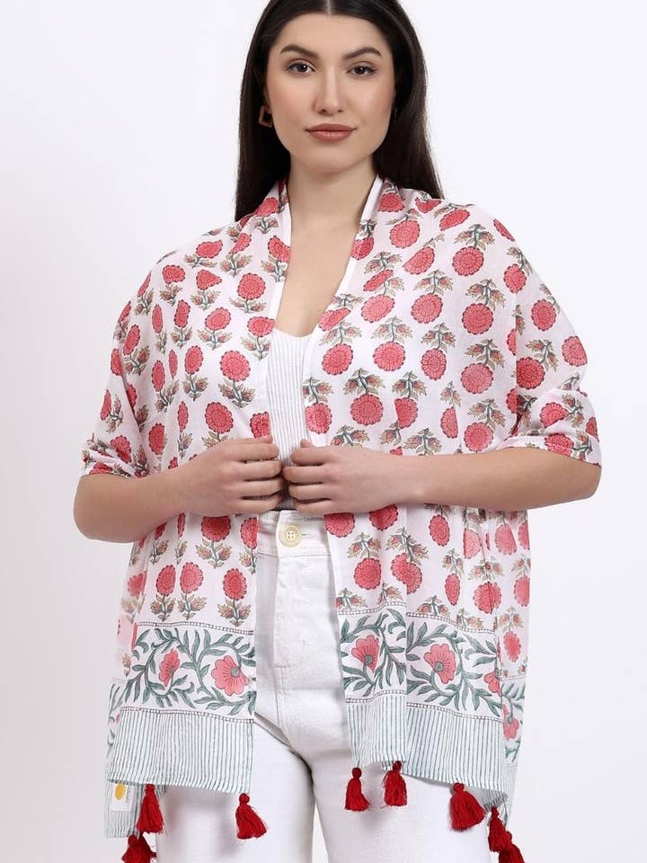 Bomullsscarf - Solros för wholesale av Hi Handmade