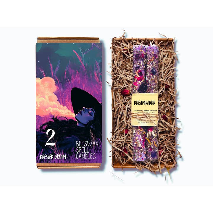 Phoenix Candle Company - Wholesale Votive Candle - Large Dressed Beeswax Spell Candles 8" (20cm)15