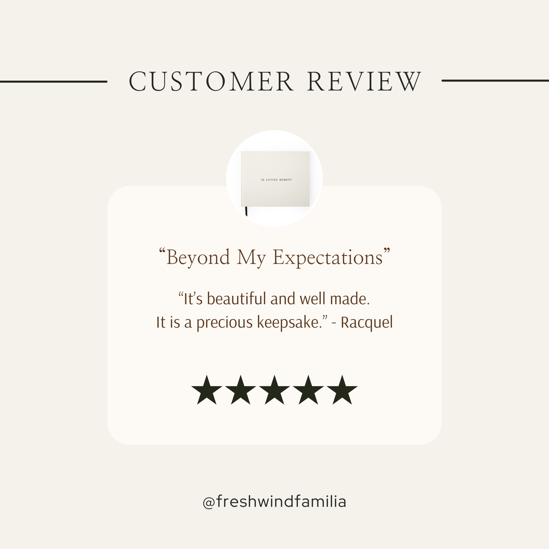 Fresh Wind Familia - Wholesale Guest Book - Modern Funeral Guest Book In Loving Memory Memorial Gifts10