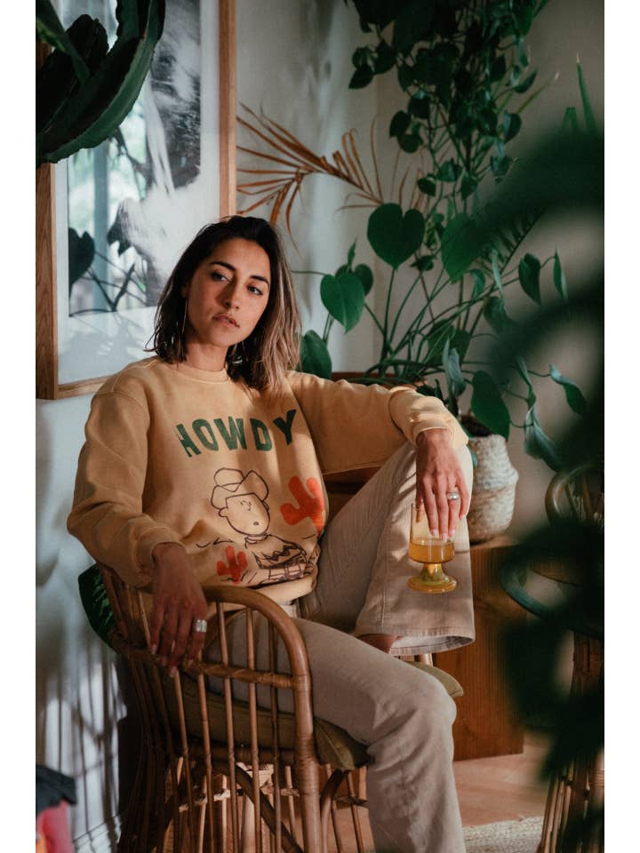 People Of Leisure - Wholesale Graphic Sweatshirt - Women's - Peanuts Cowboy Charlie Sweatshirt4