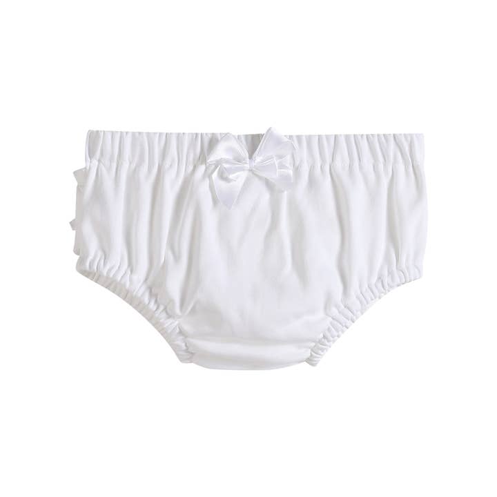 Lil Cactus - Wholesale Underwear/Diaper Cover - Baby - White and Pink Baby Bloomers Knit 2pc Set