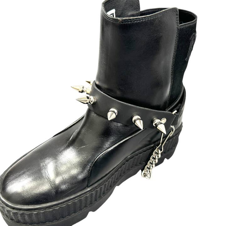 Funk Plus – wholesale Skotillbehör - Unisex – BS126 ENKELRADIG 1 ”STÖVELREM MED SPIK16