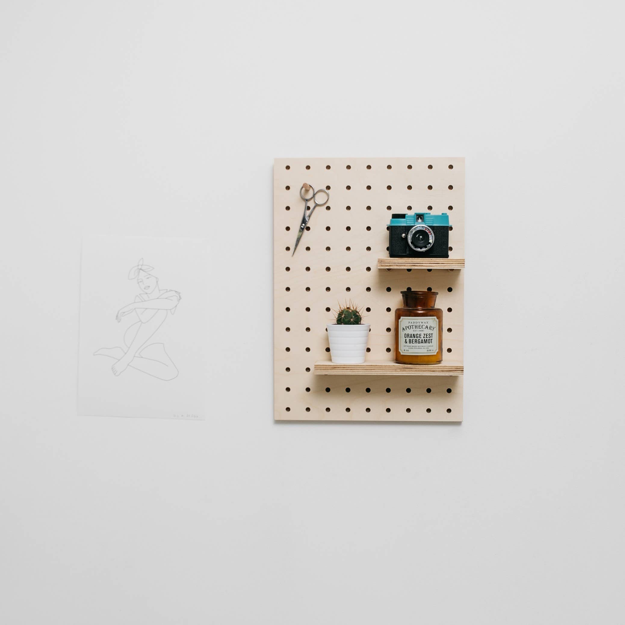 Little Anana - Vendita all'ingrosso Mensole da parete - Pannello a parete rettangolare medio in betulla1