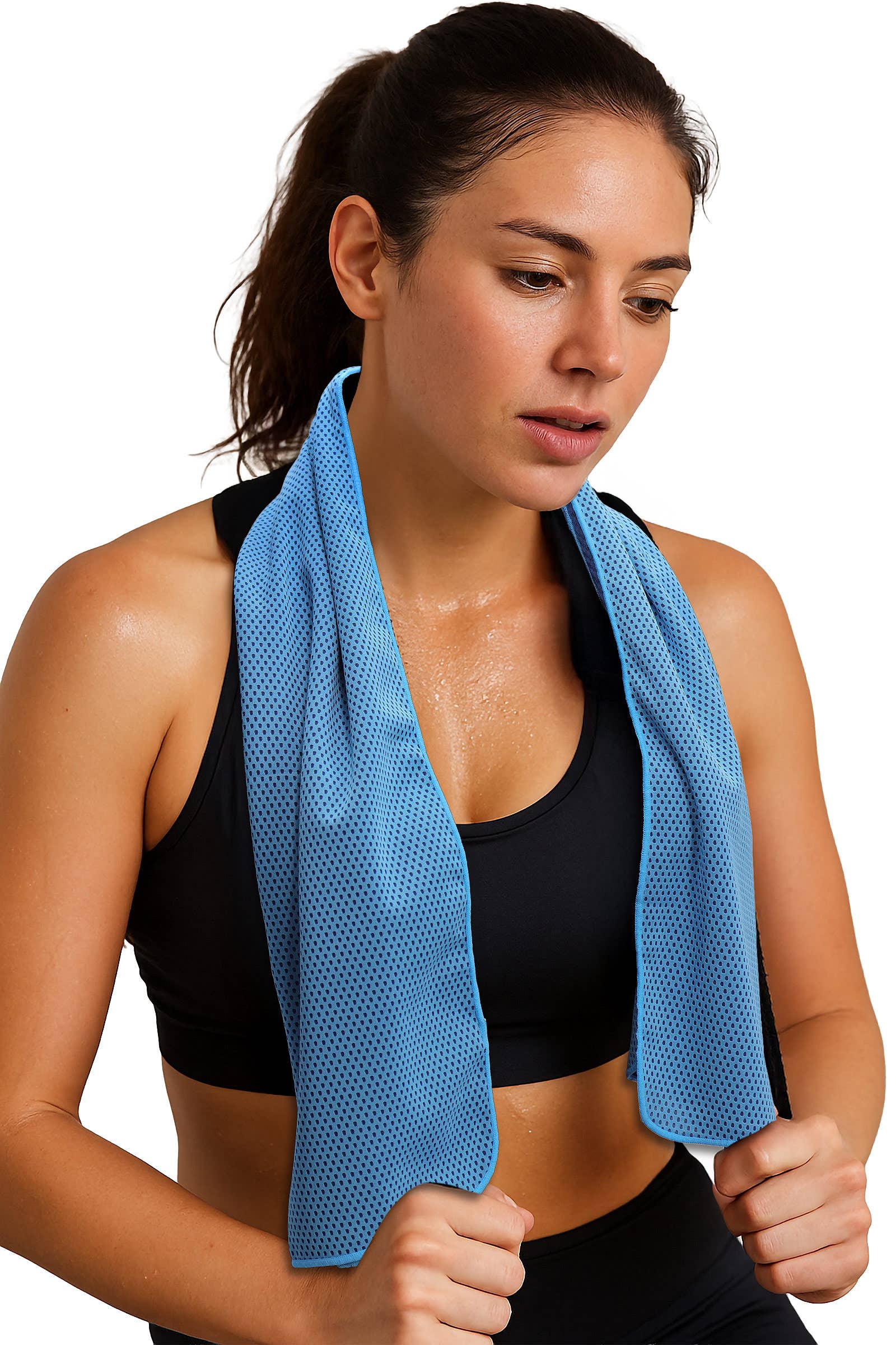 DIVERSE Superabsorberande svalkande nätträningshandduk för wholesale på Faire1