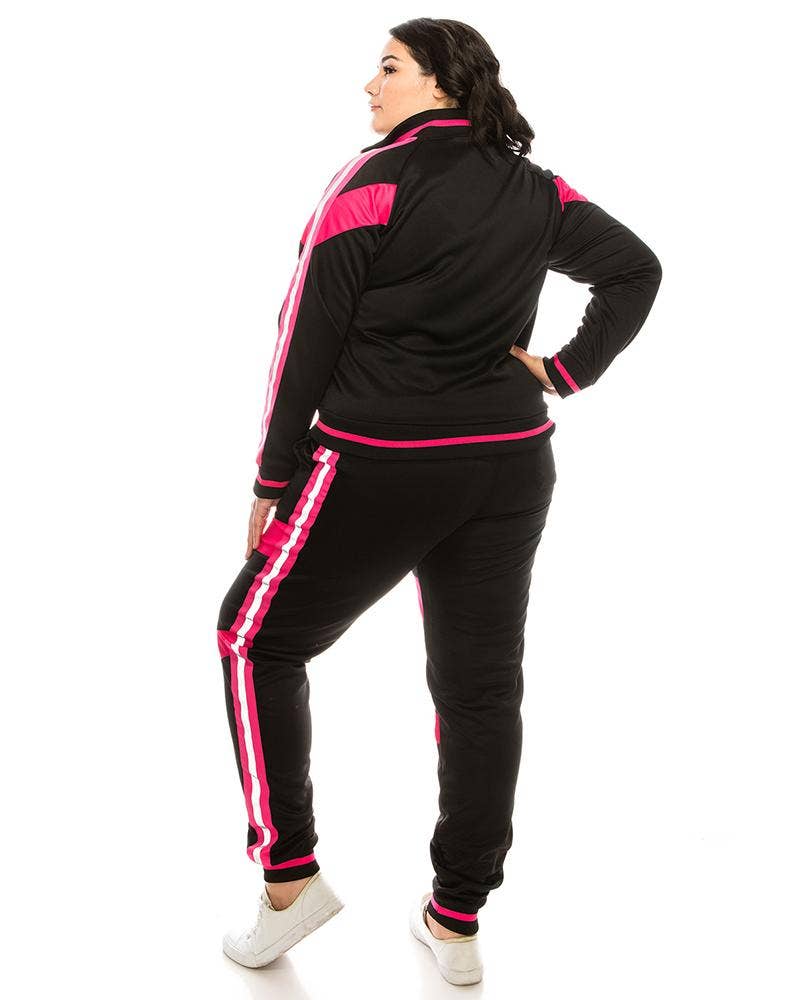 Victorious - Wholesale Tracksuit - Women's - Women Reflective Track Suits Plus Size2