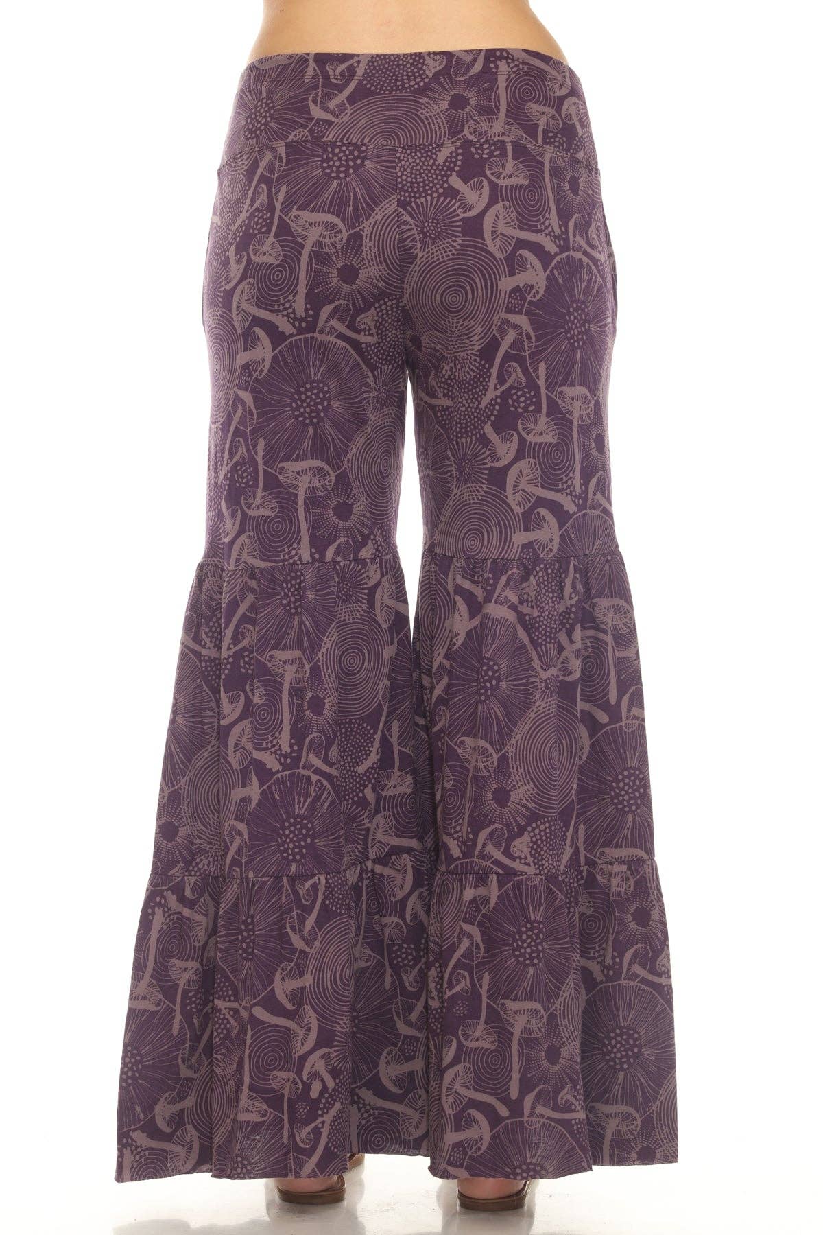 Lakhays Collection Inc. - Wholesale Pants - Women's - Mushroom Tiered Jersey Pants2