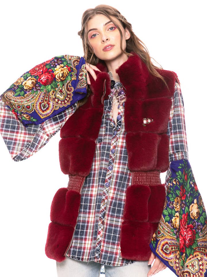 Winter Spice Vest for wholesale by Aratta