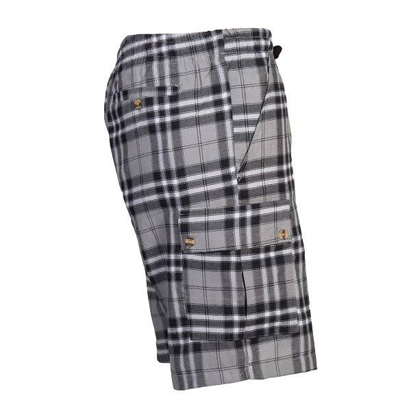 Generation XYZ - Wholesale Shorts - Men's - Plaid Cargo shorts (HF-3101)