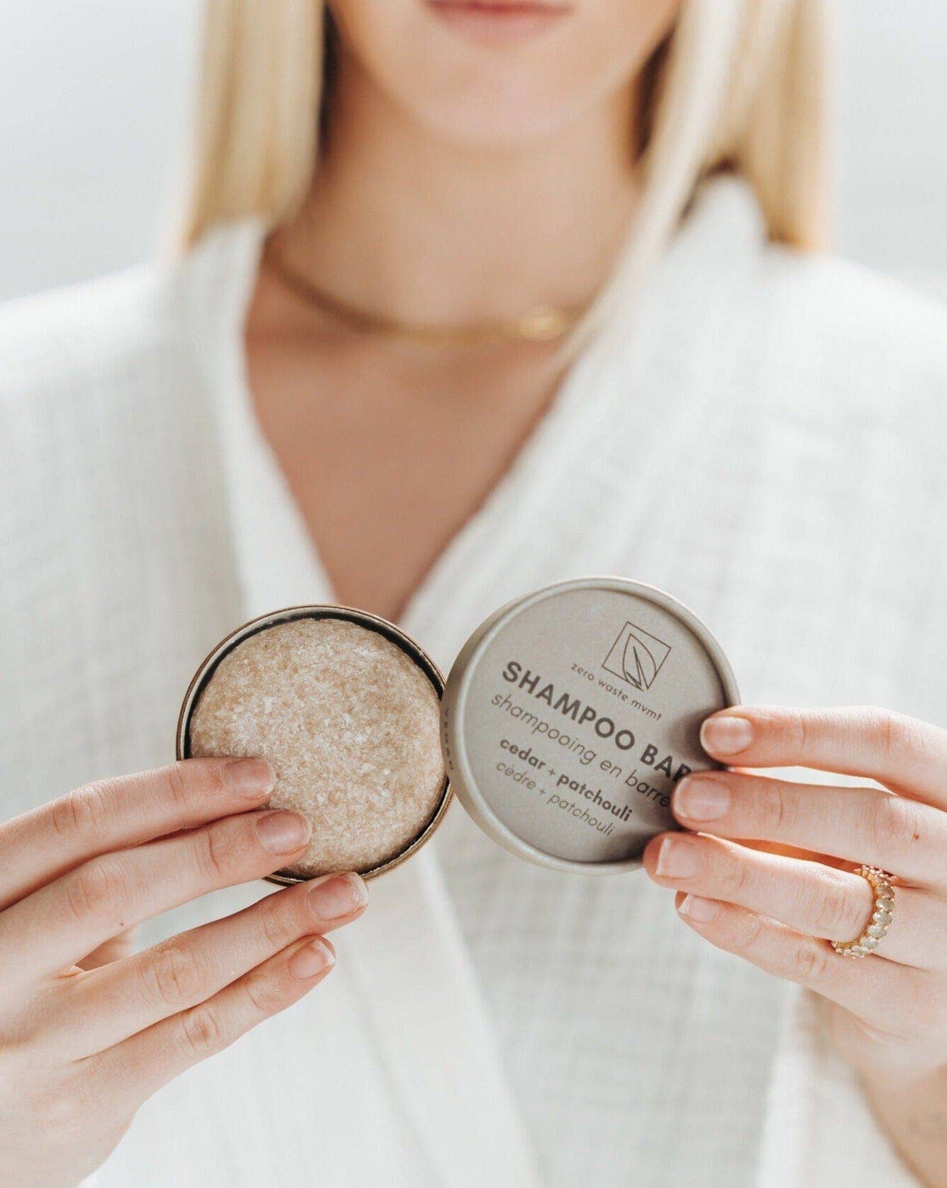 Zero Waste MVMT - Wholesale Shampoo Puck/Solid Shampoo - Shampoo Bar | Cedar + Patchouli | Zero Waste Hair Care4