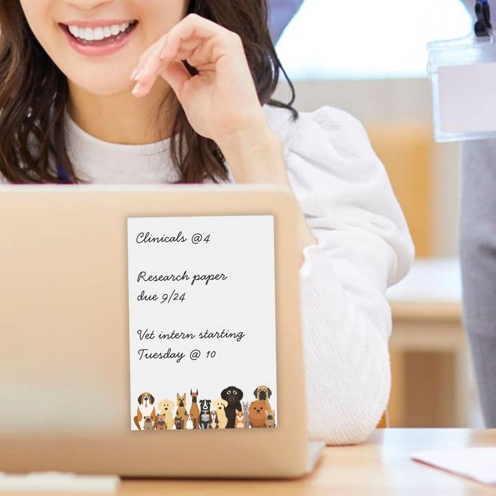 Post-it® Notes Design Series - Wholesale Sticky Notes - Dog Lover Post-it® Note - 4x6 Sticky Notes 1