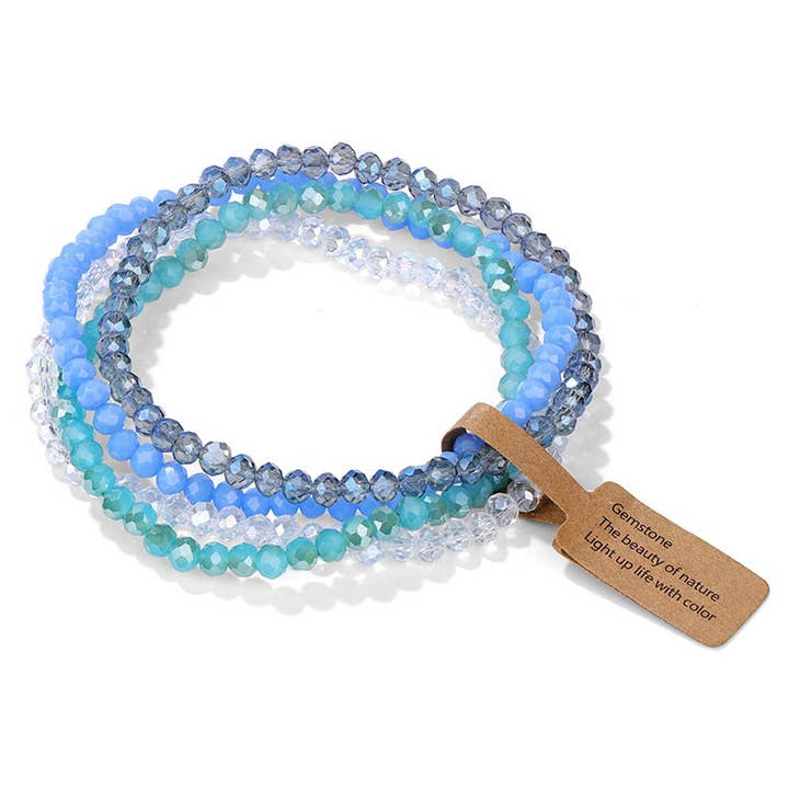 NINEXIS - Wholesale Jewelry Set - CWAJE1185_GLASS BEAD 4 SET BRACELET10