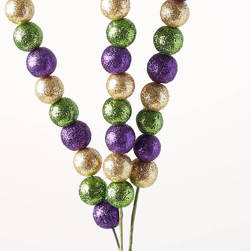 Factory Direct Craft - Wholesale Ornament - 27" Mardi Gras Round Ball Stem 0