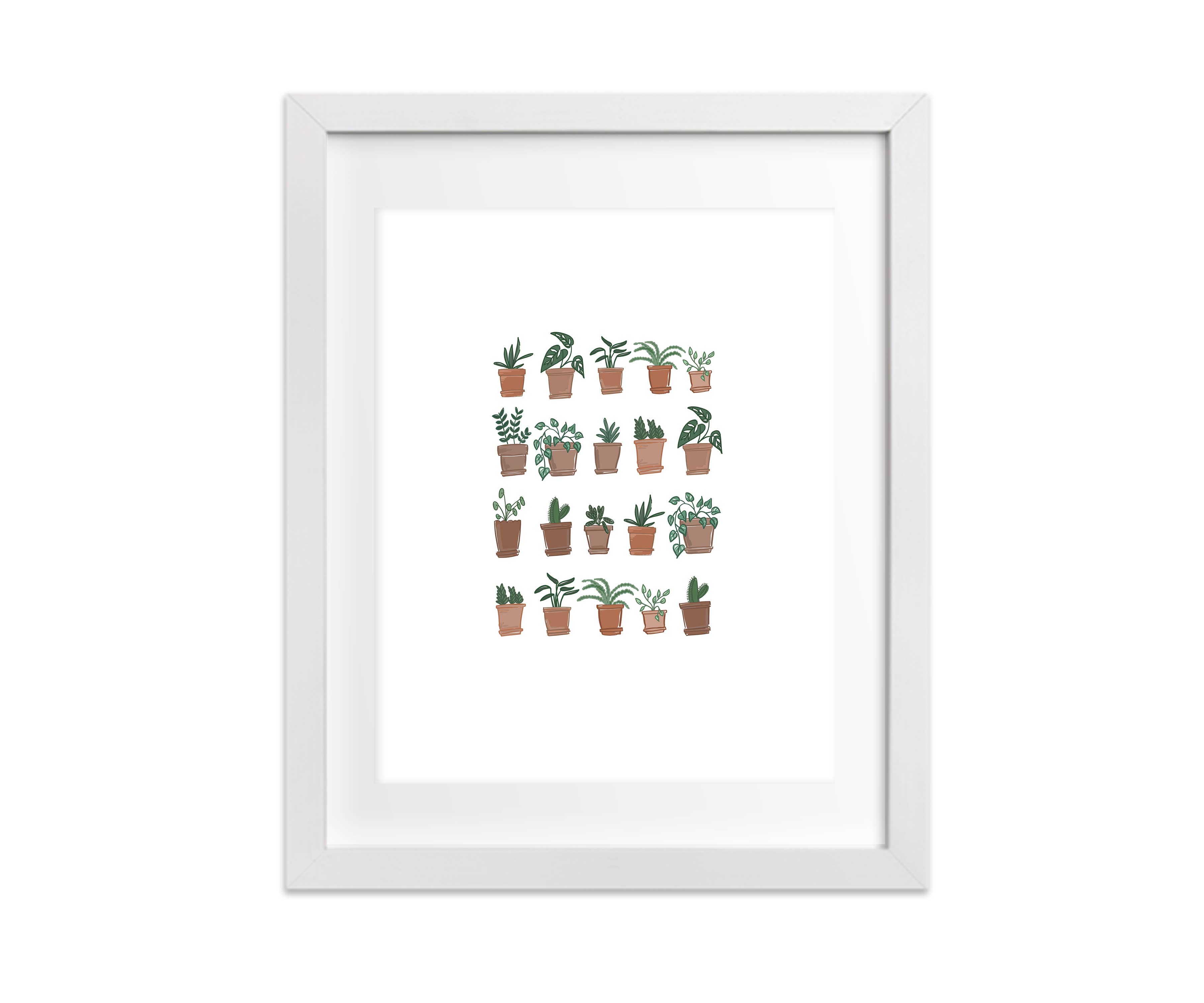 Instead of Ashes - Wholesale Art Print - Potted Plants, Houseplants - 8x10 Print1