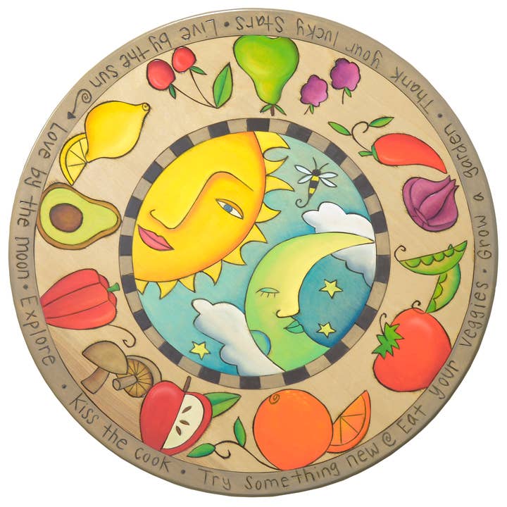 20" Lazy Susan feito à mão por atacado de Sticks