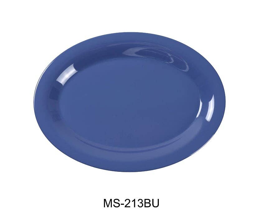 Yanco - Wholesale Platter - 13 1/2" X 10 1/2" OVAL PLATTER BLUE0