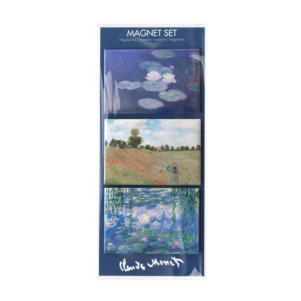 MUSEUM WEBSHOP - Wholesale Magnet - Fridge magnets, Set of 3, Claude Monet