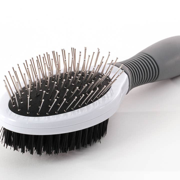 Precious Tails - Wholesale Pet Brush - Cat/Dog - Precious Tails Double-Sided Pet Grooming Brush
