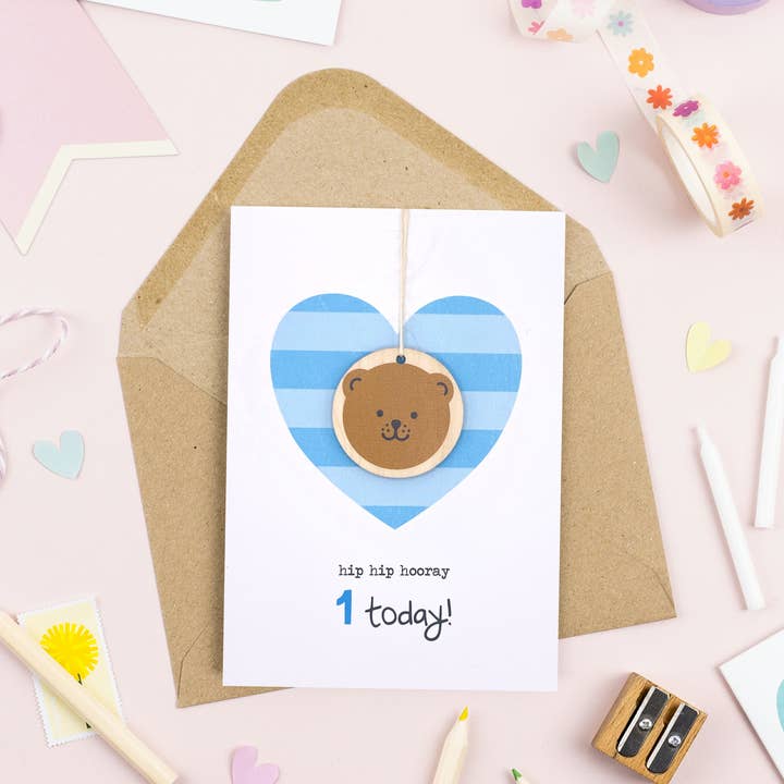 Karte für 1 Jahr — mit Andenken aus Holz für den Großhandel von Daisycat