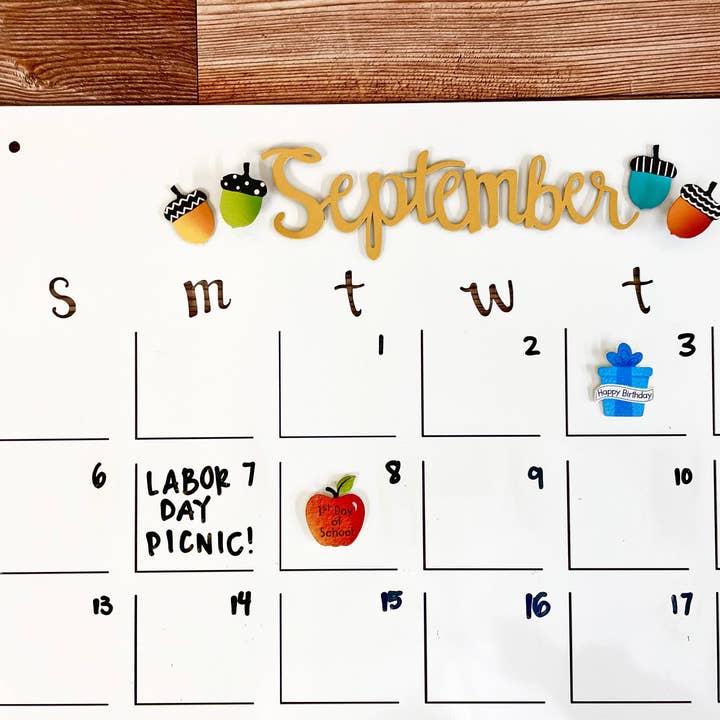 Roeda Studio - Wholesale Magnet - Birthday Calendar Magnets S/45