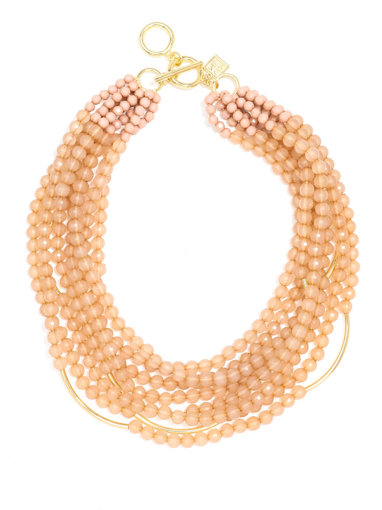 ZENZII Jewelry - Vendita all'ingrosso Collane a bavaglio - Collana multifilo con perline lucite traslucide.0