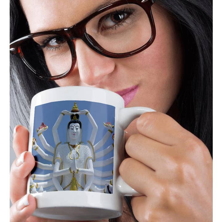 3dRose - Wholesale Coffee Mug - 3dRose, Kwan Yin, Wat Plai Laem, Ko Samui, Thailand - AS36 CMI0786 - Cindy Miller Hopkins, Mug9