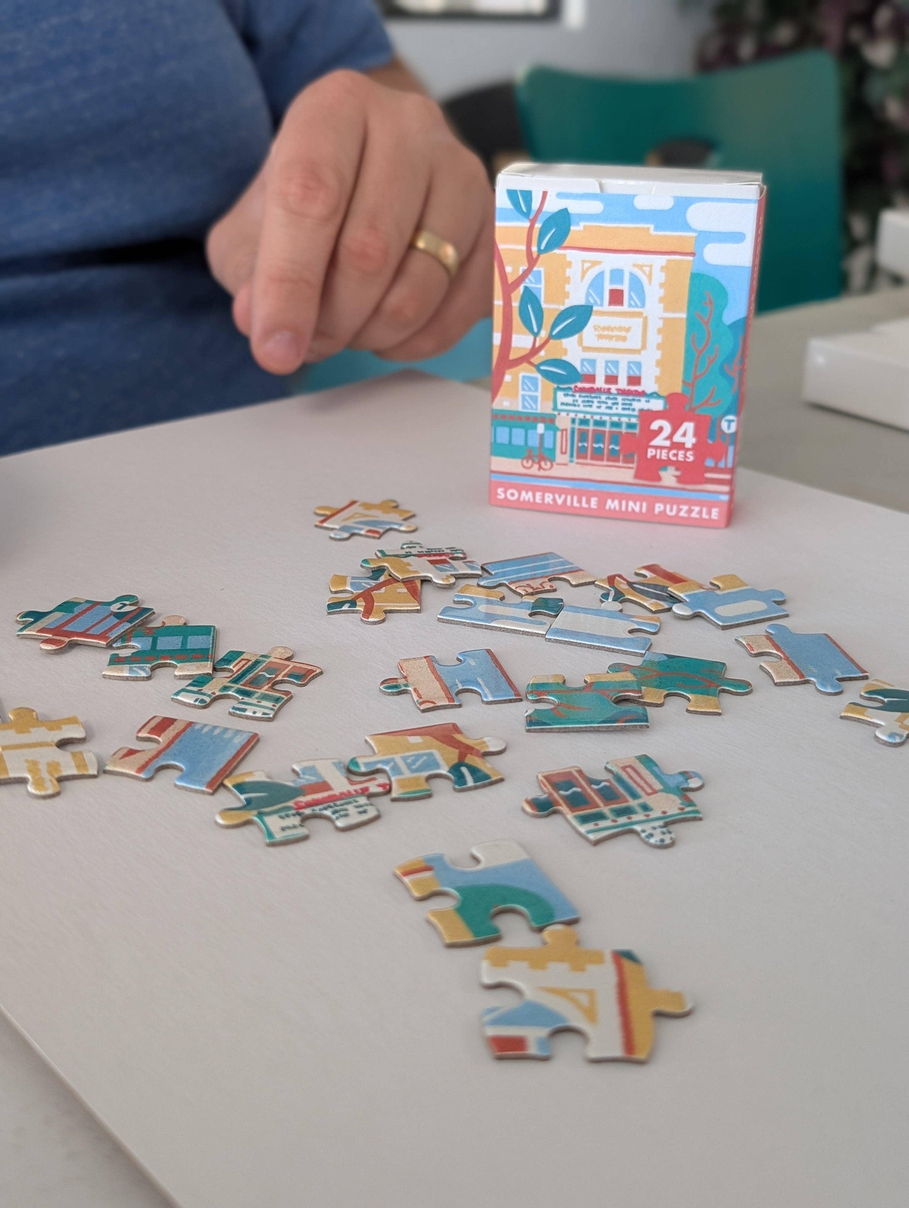 Ohello Boston - Wholesale Puzzle - Adult - Somerville Theater Somerville 24pc. Mini Puzzle1