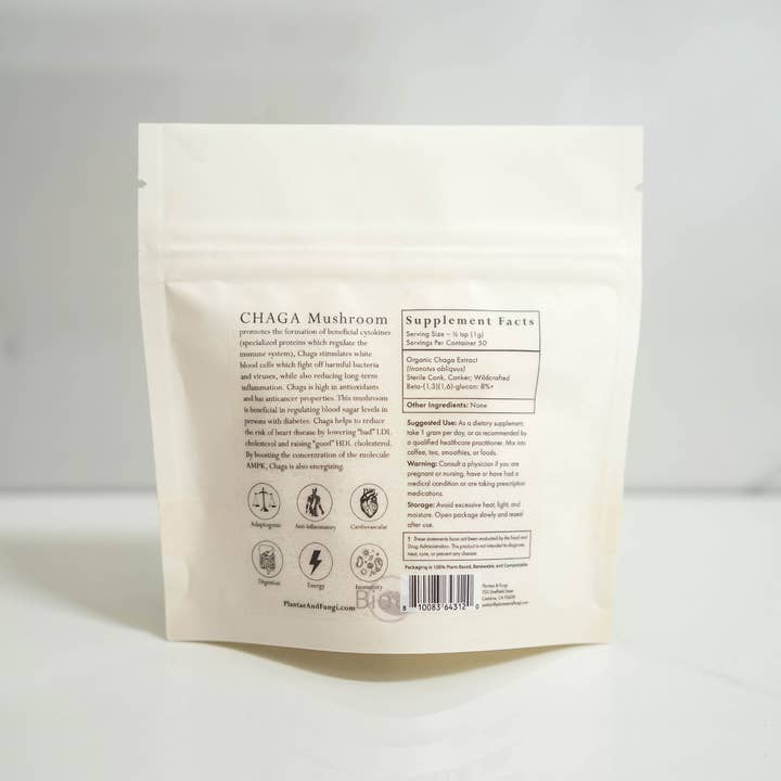 Plantae & Fungi – Engroshandel Protein-/superfoodpulver – Chaga Pulver