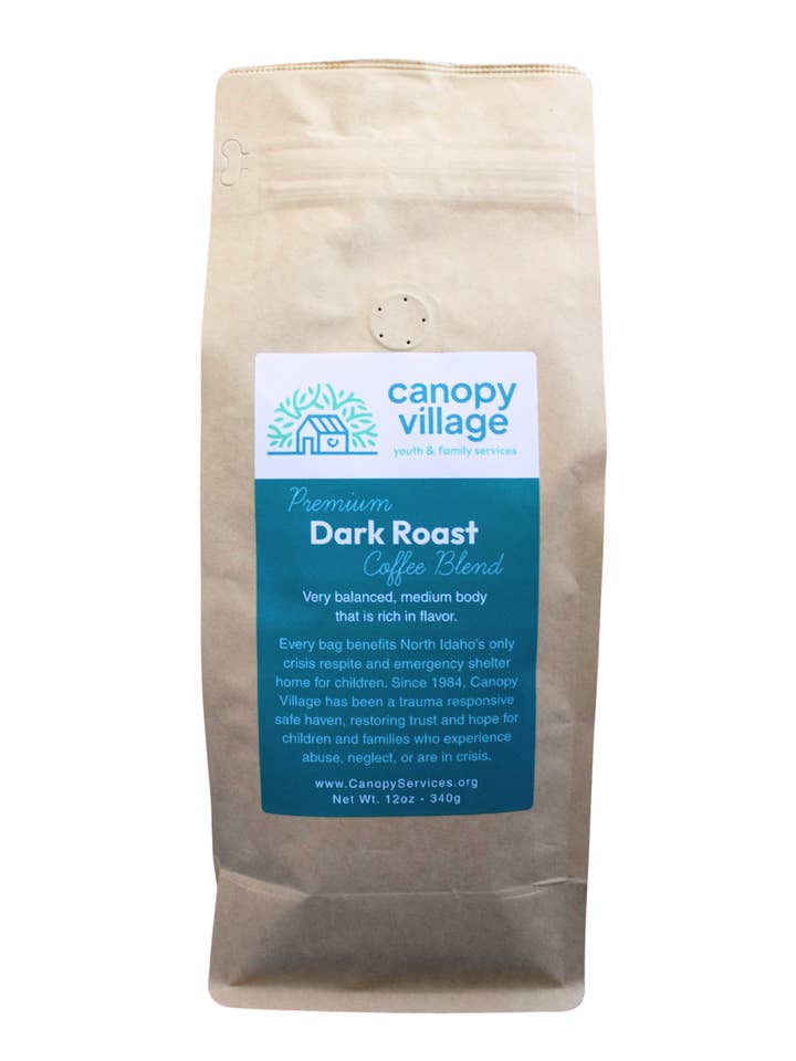 Canopy Village Dark Roast for wholesale by LaShaw Ranch Roasters