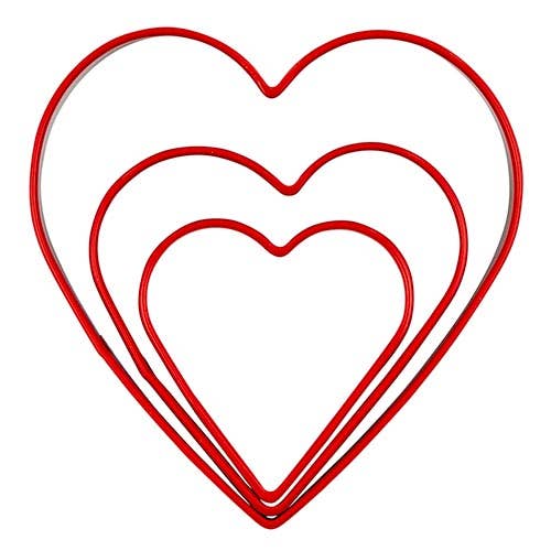 Santa Barbara Design Studio by Creative Brands - Wholesale Cookie Cutter - Heart Cookie Cutter Book Box - Set of 3