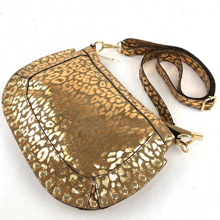 MILANO AMOUR – bolsa tiracolo - Mulher por atacado – BOLSA CROSSBODY VESUV ESTAMPA ANIMA FANTASY STUDS CAMURÇA 2