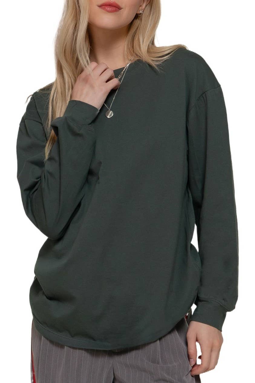 Vanilla Monkey - Venta al por mayor Jersey corto de punto - Mujer - Camiseta de Algodón de Manga Larga y Cuello Redondo6