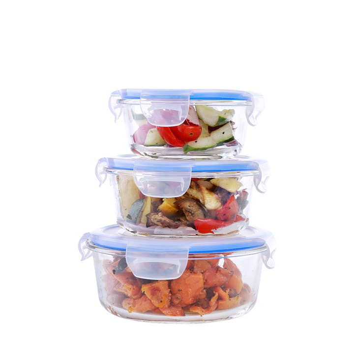 Kinetic Gogreen Glassworks Round Food Storage Container for wholesale by Kinetic GoGreen