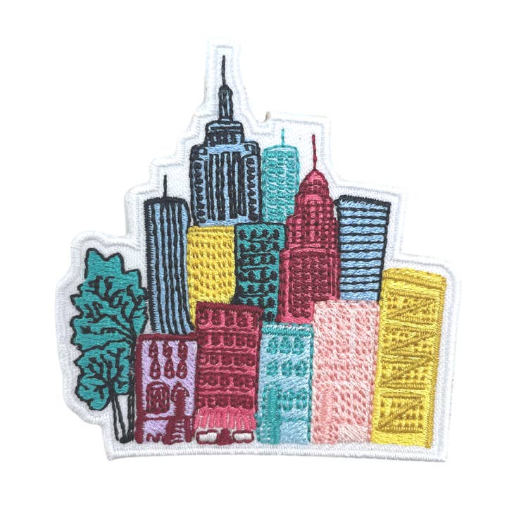 Colorful New York City Patch | NYC | Iron-On Patches for wholesale by Fusion Artsy