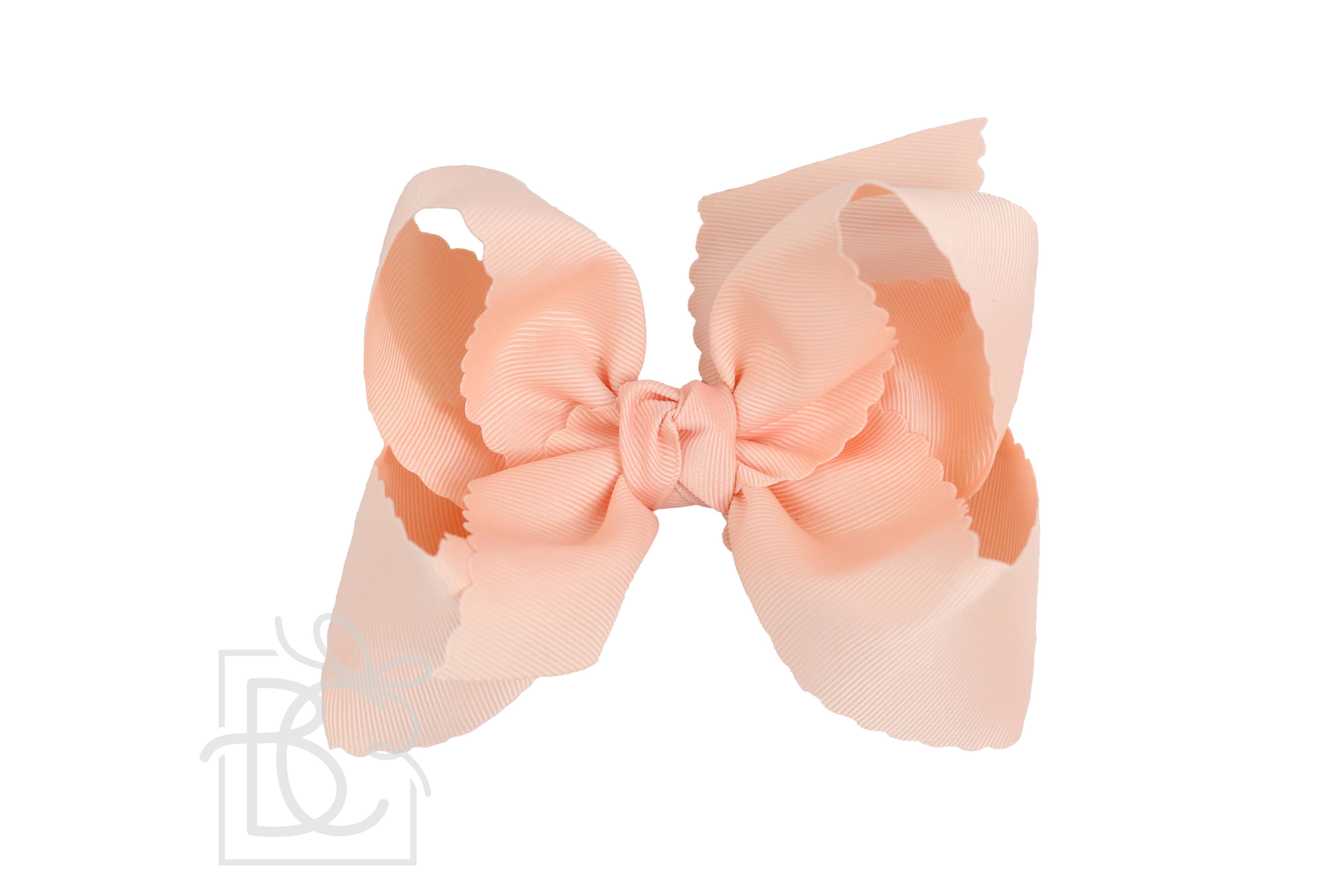 Beyond Creations, LLC – wholesale Hair bow – Kids – SCALLOPED EDGE BOW46