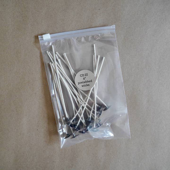 Sweet Little Candle Co - Wholesale Craft Supplies - CD 22, 6" Candle Wicks