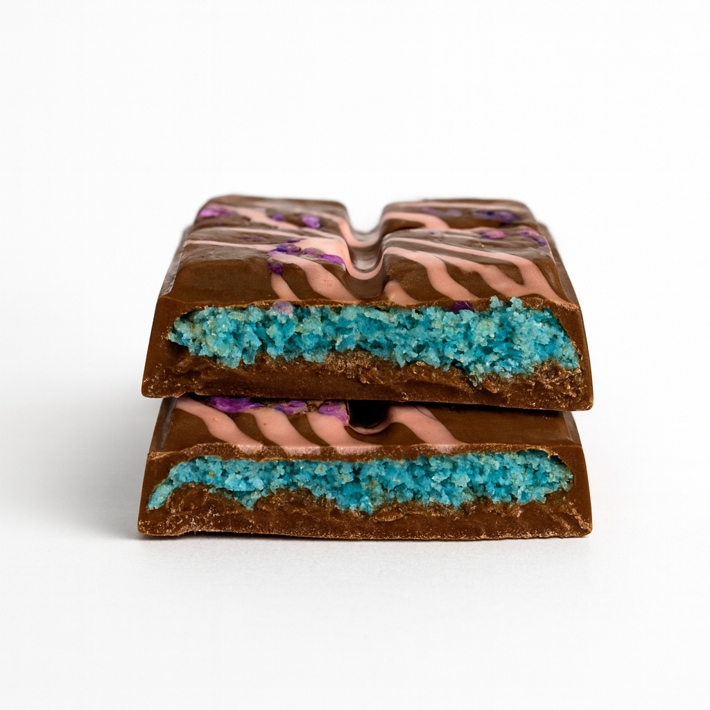 Astro Snacks - Wholesale Chocolate Bar - Cotton Candy Chocolate Bar (Dubai Chocolate Bar)1