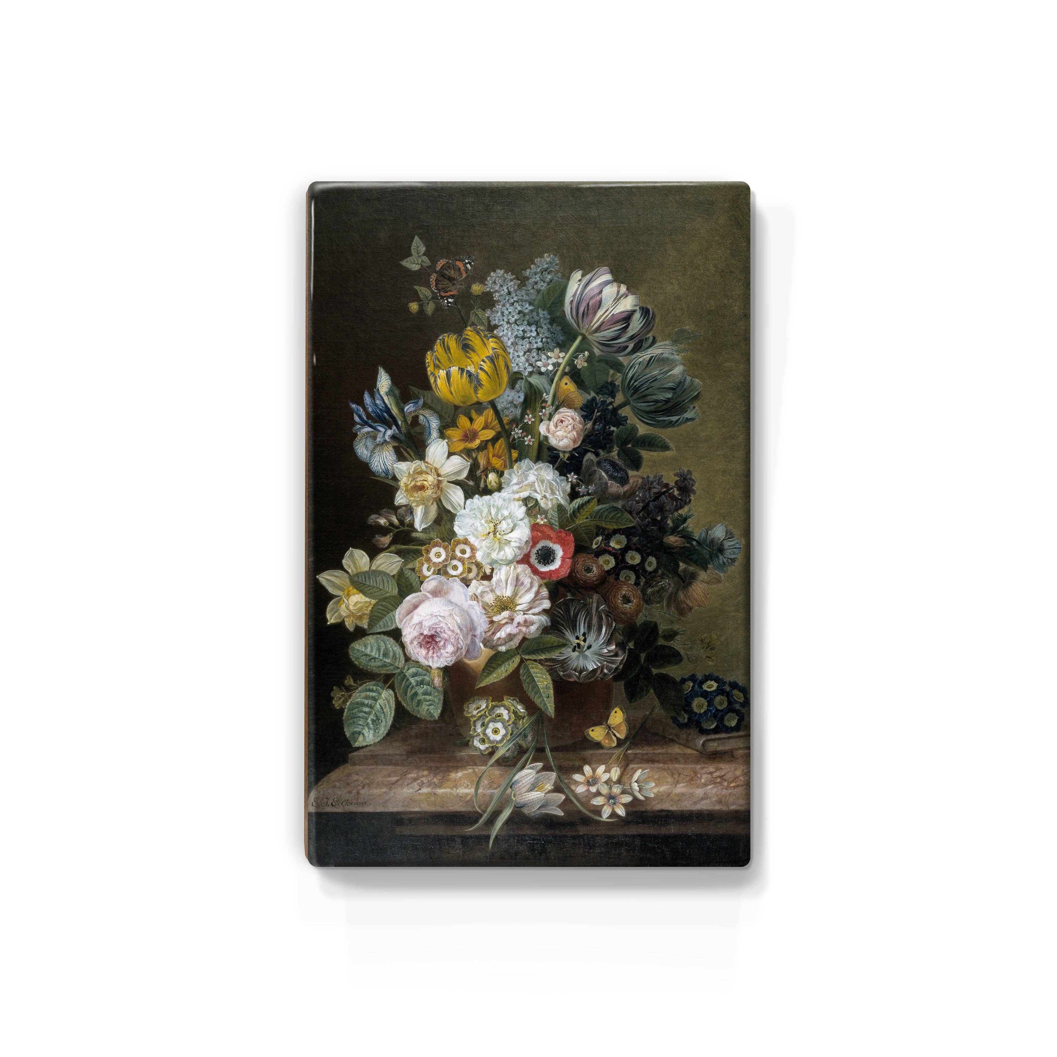 Laqueprint - Wholesale Art Print - Laqueprint - Still life with flowers - Eelke Jelles Eelkema - 19.5 x 30 cm - LP009
