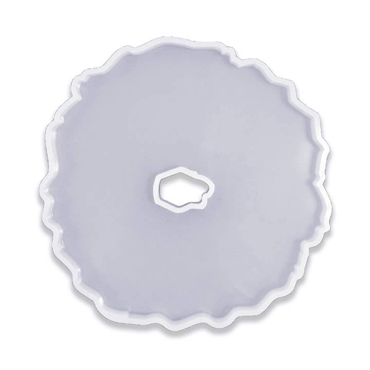 Resin Pro UK - Wholesale Craft Supplies - “O” – Geode Coaster Mould – ⌀13cm0