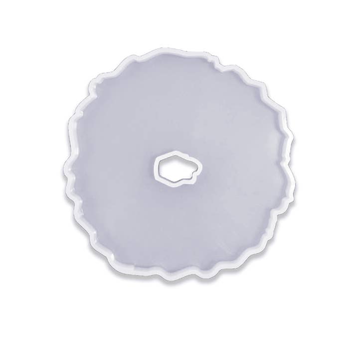 “O” – Geode Coaster Mould – ⌀13cm for wholesale by Resin Pro UK