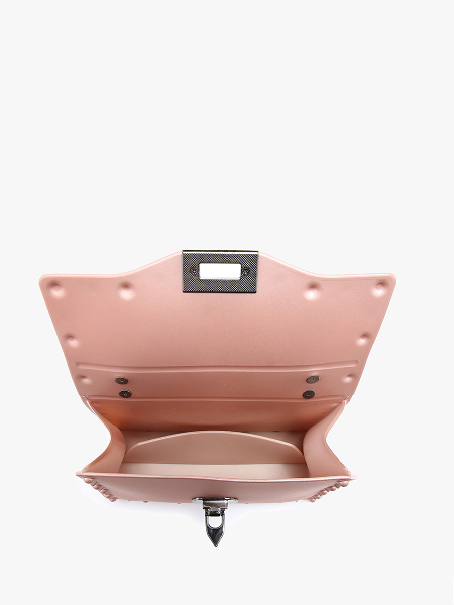 Jen & Co. - Wholesale Satchel - Women's - PP2044 Roxie Studded Crossbody/Clutch w/ Buckle Closure8