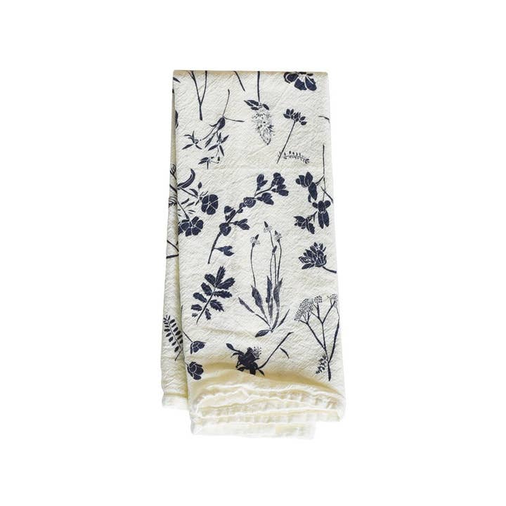 Navy Wildflowers Napkin / Single for wholesale by June & December