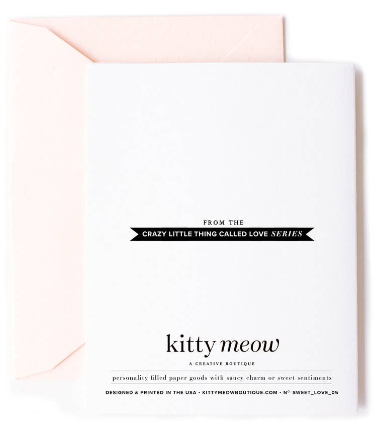 Kitty Meow Boutique - Wholesale Anniversary Card - I'd Choose You Love Card, Anniversary Greeting Card2