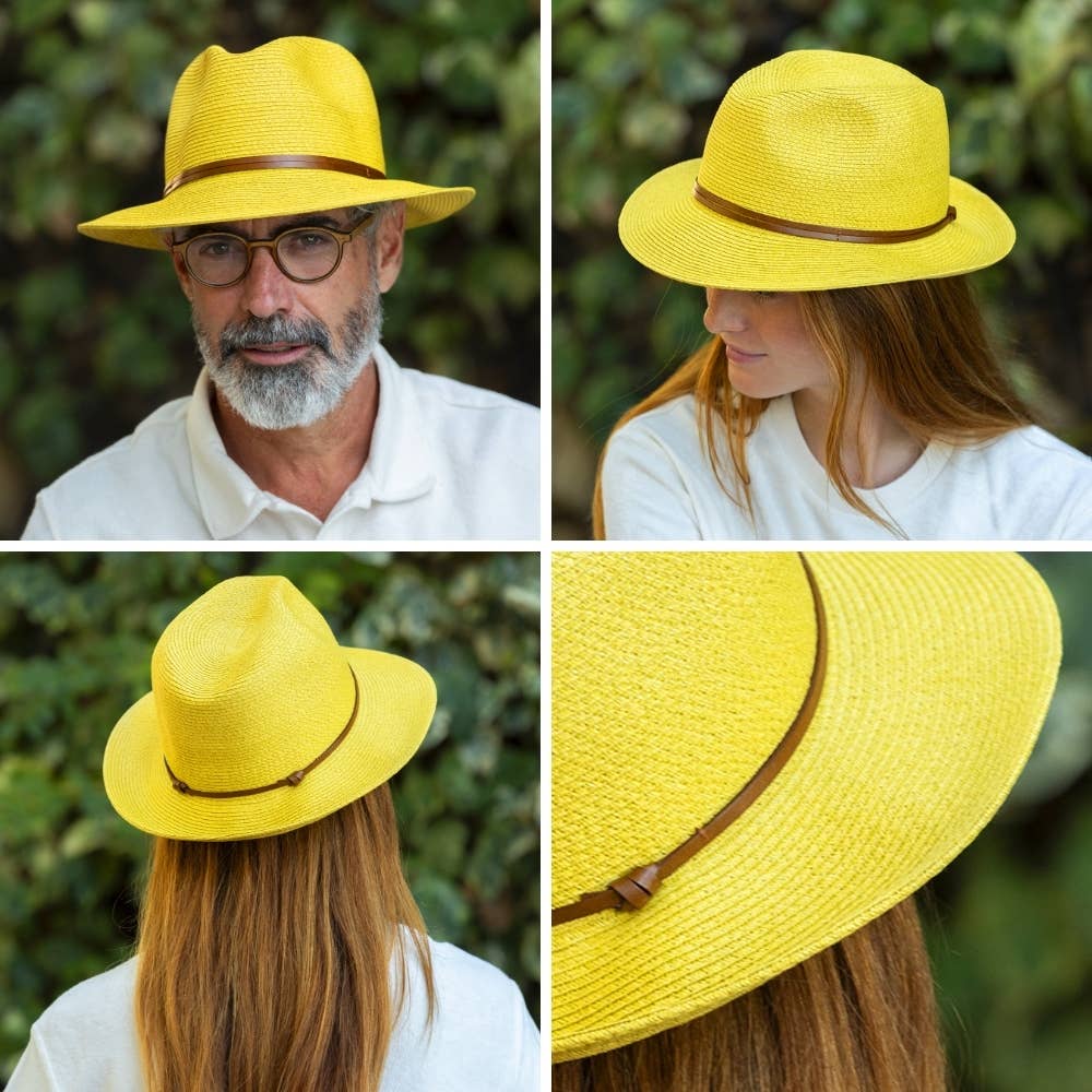 TRAVAUX EN COURS... - Wholesale Straw Hat - Unisex - PAPER HAT leather link151