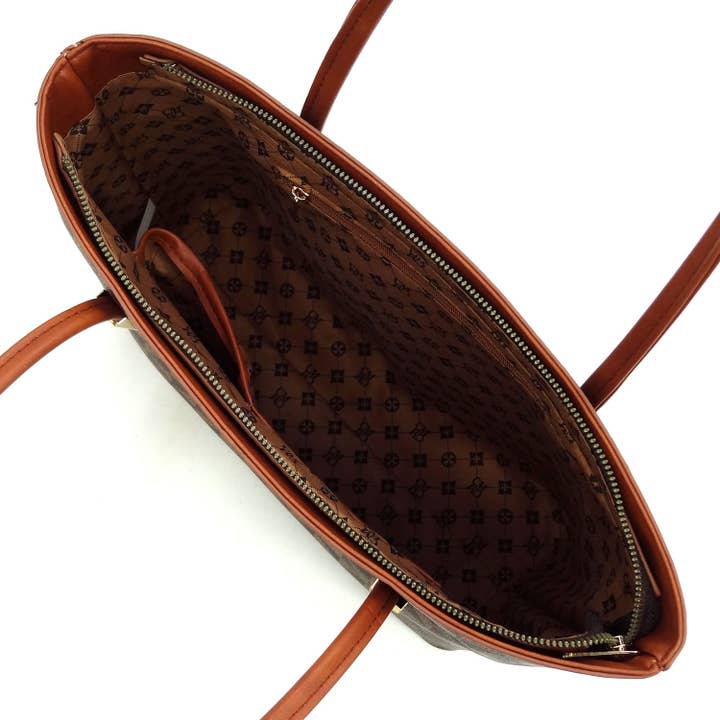 M&M HANDBAGS, LLC. - Wholesale Tote Bag - Women's - PM2669 Monogrammed 3-in-1 Tote5