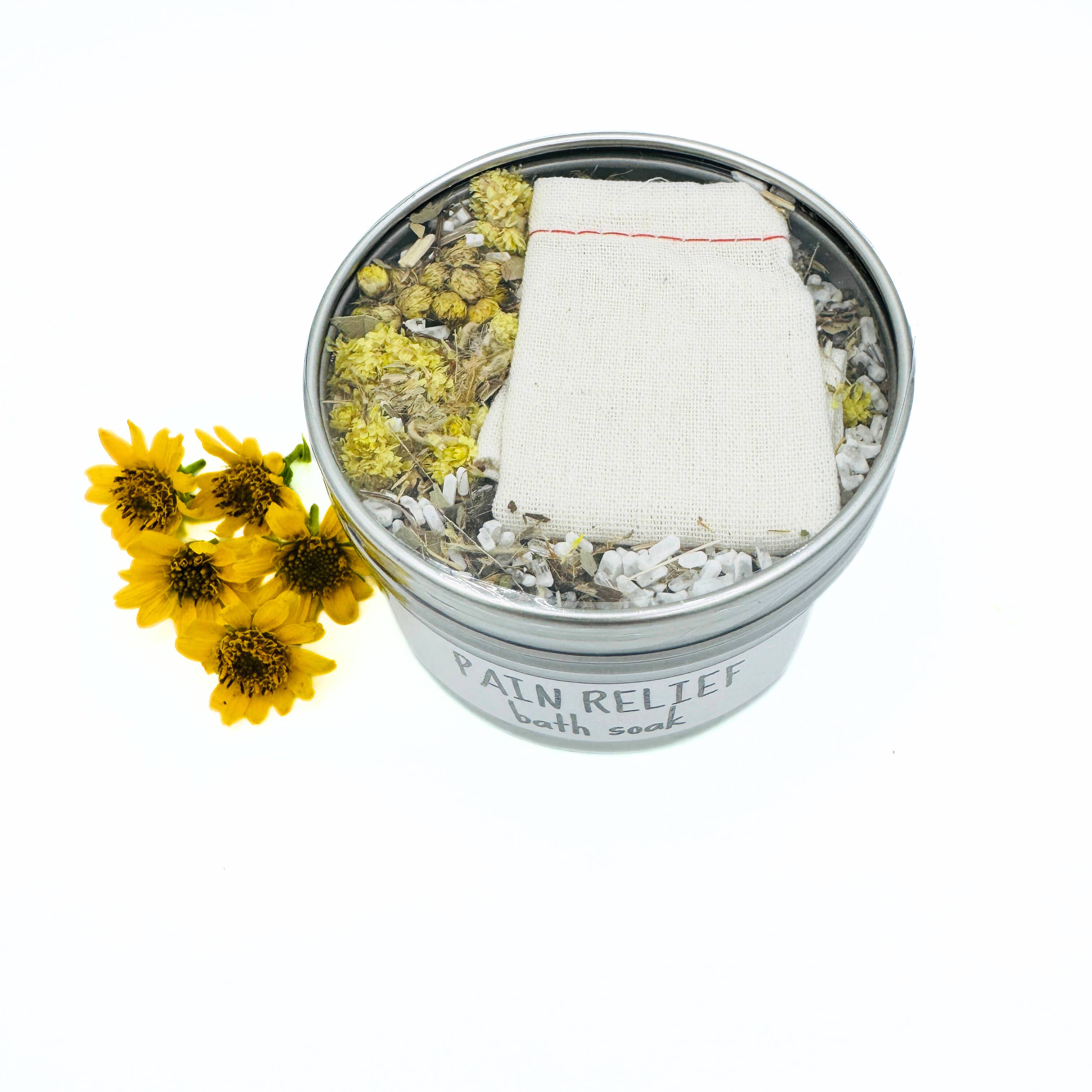 Rooted Earth Farm + Apothecary - Wholesale Bath Soak/Milk - Pain Relief Bath Soak - Herbal + Epsom Salt Soak4
