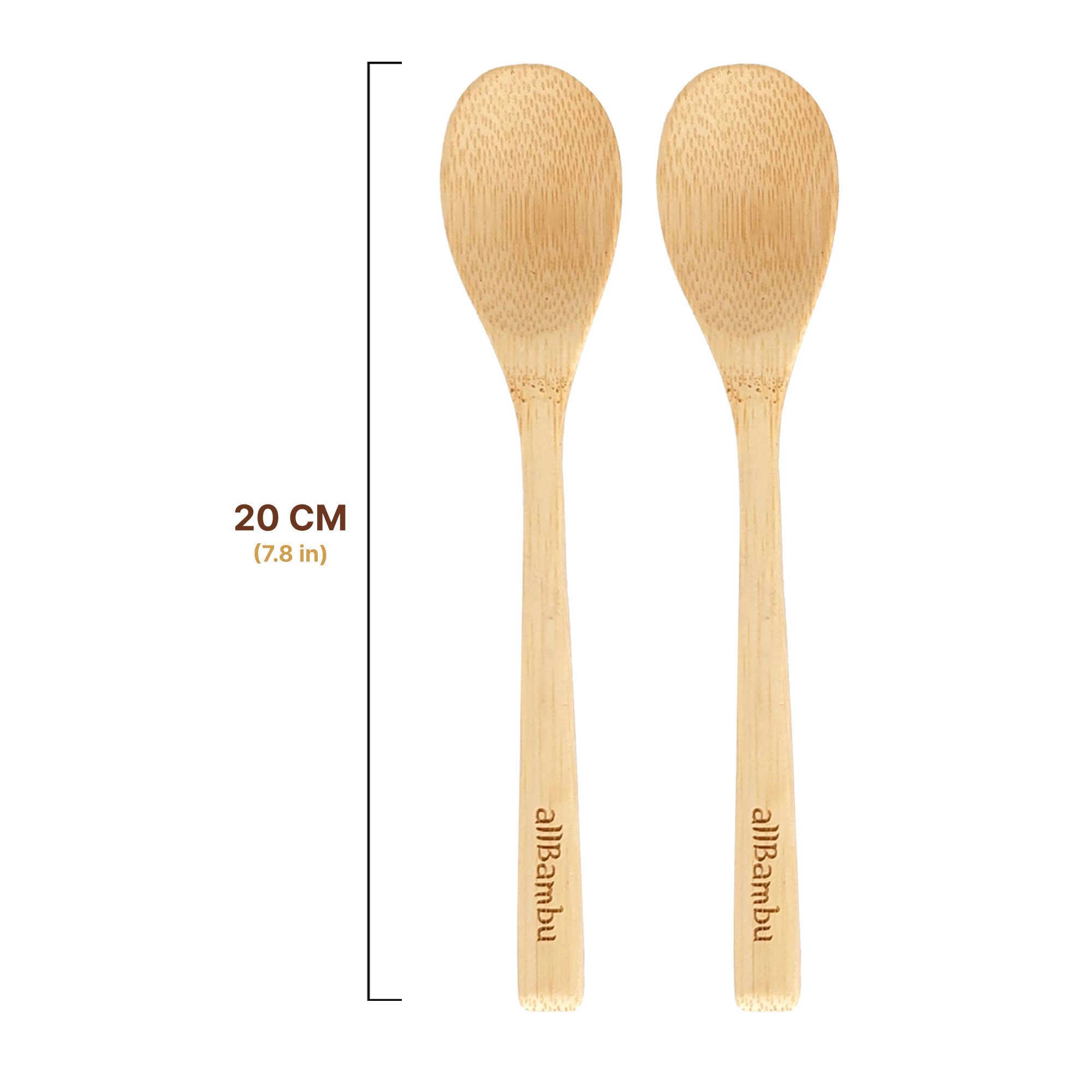 allBambu Inc – wholesale Kitchen spoon – Bamboo Spoon - 20cm2
