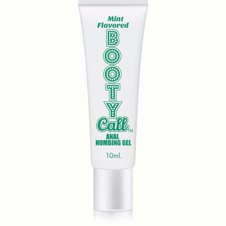 Little Genie Productions - Wholesale Delay Gel - Booty Call Anal Numbing Gel- Mint POP Display of 66